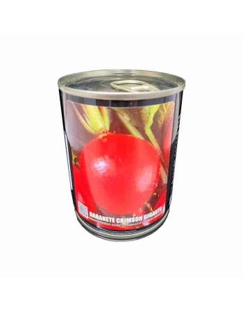 SEMENTE LINHA LATA RABANETE CRIMSON GIGANTE 100G