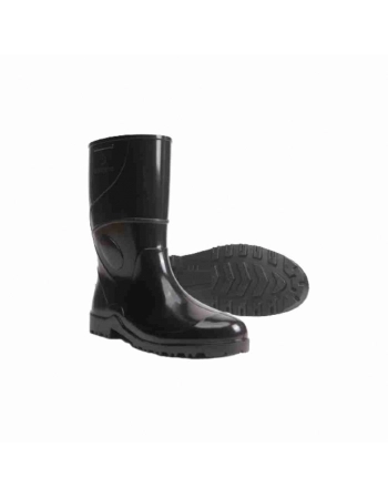 BOTA PVC PRETA CANO CURTO N 45