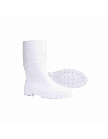 BOTA PVC BRANCA CANO CURTO N 45