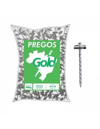 PREGO TELHEIRO ARDOX 18X30 900G