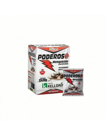 PODEROSO MOSQUICIDA GRANULADO DISPLAY COM 33 SACHES DE 25G