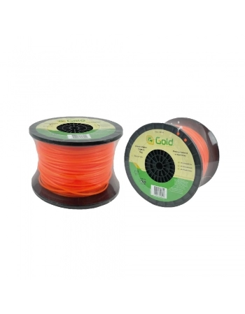 FIO NYLON REDONDO 3,00MM ROLO COM 1,0KG APROX. 124M GOLD