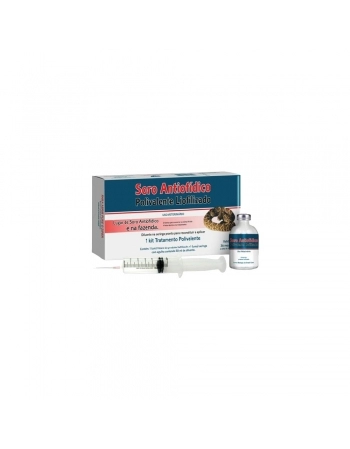 SORO ANTIOFIDICO POLIVALENTE LIOFILIZADO PARA ANIMAIS 50ML