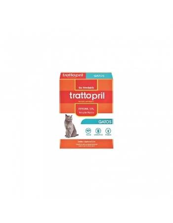 TRATTOPRIL PARA GATOS ANTIPULGAS CARRAPATOS E PIOLHOS