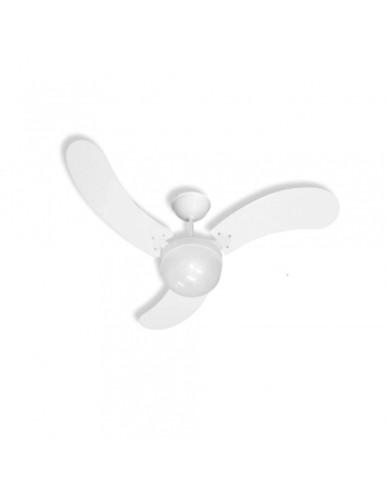 VENTILADOR TETO PETIT COM LAMPADA BRANCO 3P 220V REF. 375