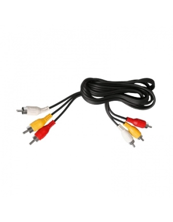 CABO AUDIO VIDEO 3+3 RCA 1,80M 8148