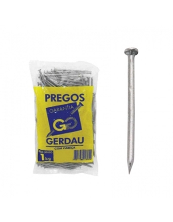 PREGO COM CABECA POLIDO 21X45 1,0KG