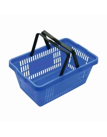 CESTA PARA SUPER MERCADO AZUL