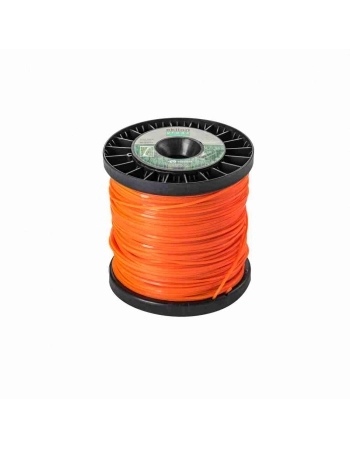 FIO NYLON QUADRADO 3,0MM ROLO COM 1,0KG 116M