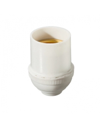 SUPORTE SOQUETE PARA LAMPADA PENDENTE E27 BRANCO 30131