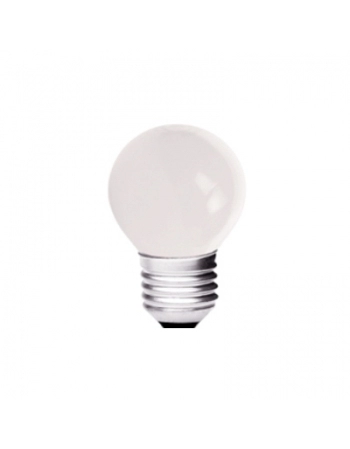 LAMPADA INCANDESCENTE BOLINHA 15W SILICA/LEITOSA E27 220V