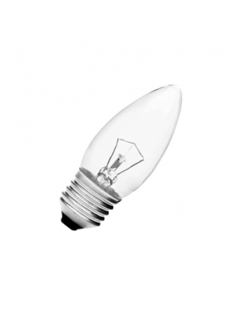 LAMPADA INCANDESCENTE VELA 40W CLARA E27 220V 8510