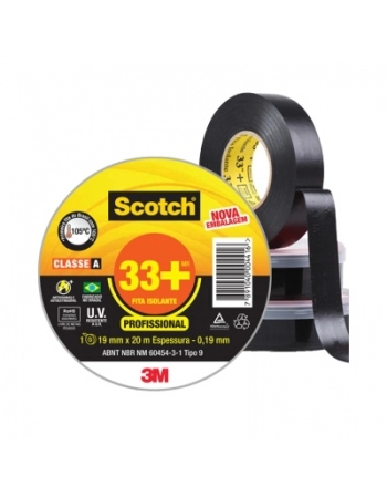 FITA ISOLANTE 3M SCOTCH 33+ 19MM X 10M