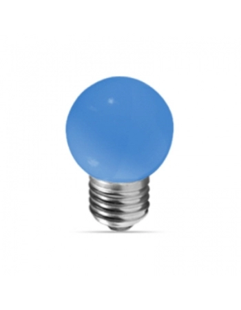 LAMPADA LED BOLINHA 4/5W E27 AZUL BIVOLT