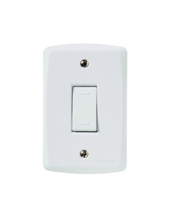 LINHA LUX2 CONJUNTO MONTADO 4X2 1 INTERRUPTOR SIMPLES 57145/001