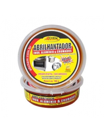 ABRILHANTADOR INOX E ALUMINIO 240G