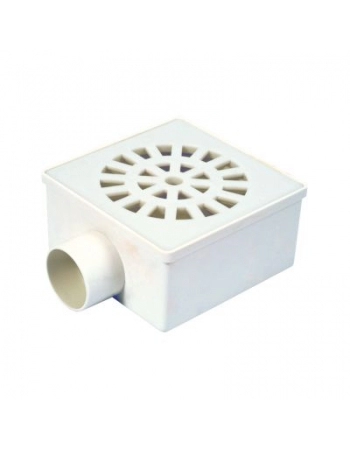 RALO QUADRADO SIFONADO BRANCO 100X53X40MM