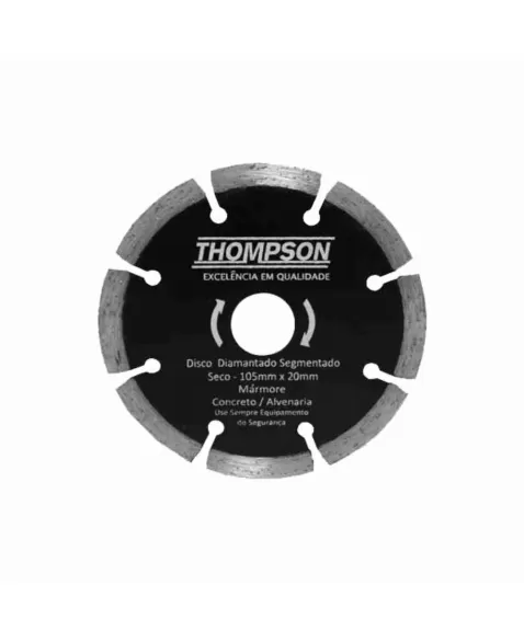 DISCO CORTE DIAMANTADO SEGMENTADO 110X20MM THOMPSON