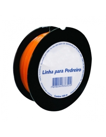 LINHA PEDREIRO LARANJADA 100M