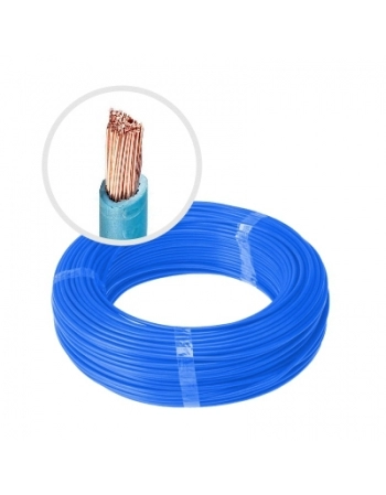 FIO FLEXIVEL TOP 4,0MM AZUL ROLO COM 100M