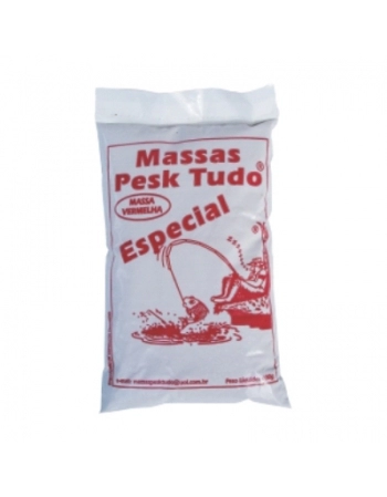 MASSA MISTURA PARA PESCA EM PO 500G VERMELHA