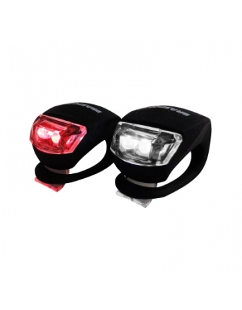 LANTERNA PARA BICICLETA LED KIT COM 2UN FRONTAL E TRASEIRA 7864