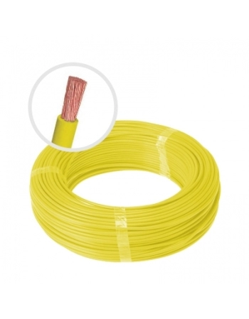 FIO FLEXIVEL TOP 1,5MM AMARELO ROLO COM 100M