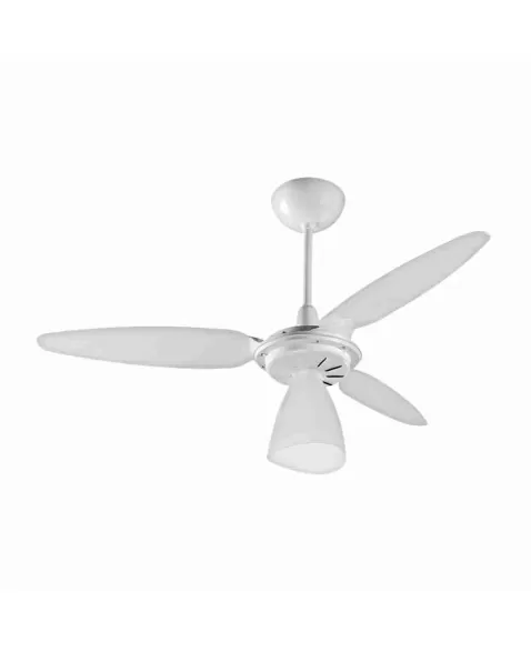 VENTILADOR TETO WIND COM LAMPADA BRANCO 3P 220V 405