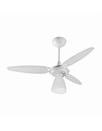 VENTILADOR TETO WIND COM LAMPADA BRANCO 3P 127V 404