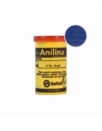 ANILINA EM PO SOLUVEL 25G AZUL ESCURO