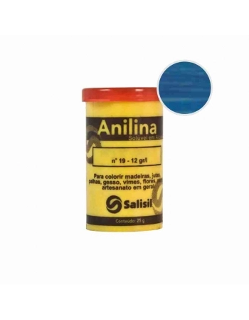 ANILINA EM PO SOLUVEL 25G AZUL PURO