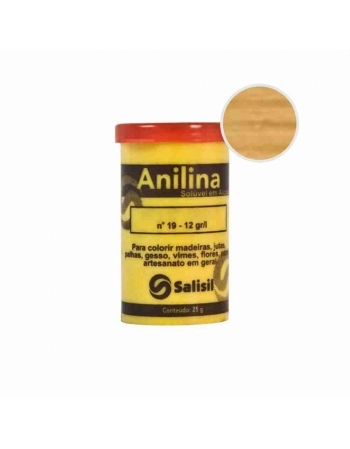 ANILINA EM PO SOLUVEL 25G CARVALHO CLARO