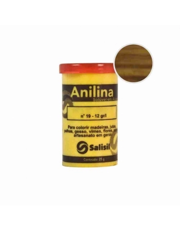 ANILINA EM PO SOLUVEL 25G CASTANHO