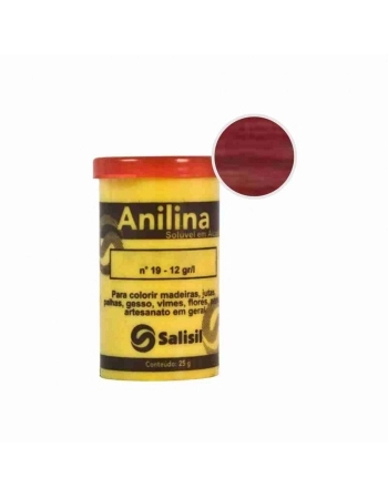 ANILINA EM PO SOLUVEL 25G MARROM MOGNO