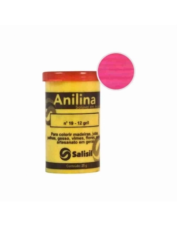 ANILINA EM PO SOLUVEL 25G ROSA