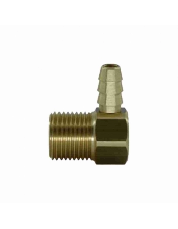 ADAPTADOR PARA GAS VERTICAL ROSCA EXTERNA 1/2 COM EMENDA 3/8 MANGUEIRA