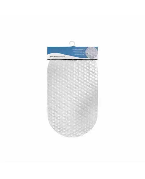 TAPETE PARA BANHEIRO PVC CRISTAL FLEXIVEL 30X48CM