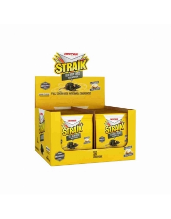 RATICIDA GRANULADO DISPLAY COM 40 PCTE DE 25G (1KG) STRAIK