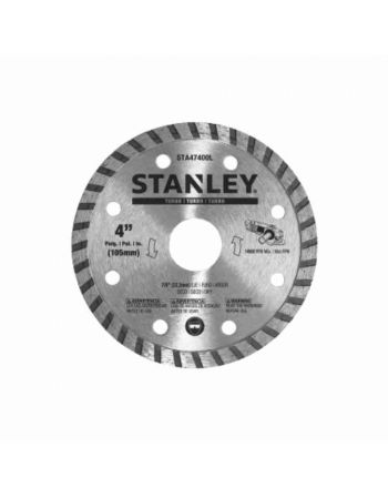 DISCO CORTE DIAMANTADO TURBO 105X20MM STANLEY