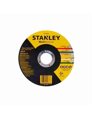 DISCO CORTE MULTIMATERIAL FINO 4.1/2X1,0MM STANLEY