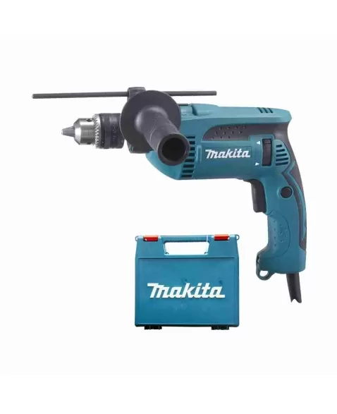 FURADEIRA DE IMPACTO 13MM 1/2 MAKITA 760W 220V C/ MALETA E ACESSORIOS HP1640KX1-220V