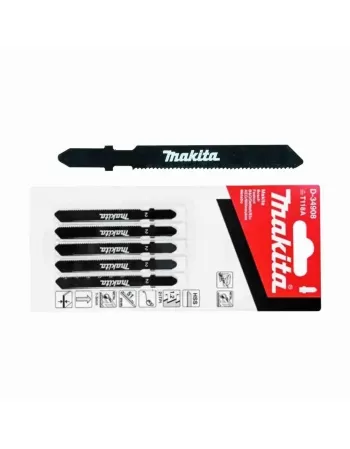 LAMINA PARA SERRA TICO TICO METAL MAKITA COM 5 PCS D-34908