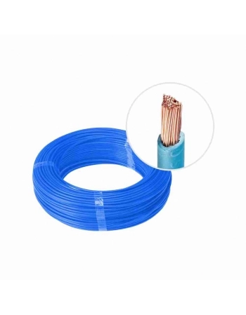 FIO FLEXIVEL TOP 6,0MM AZUL ROLO COM 100M