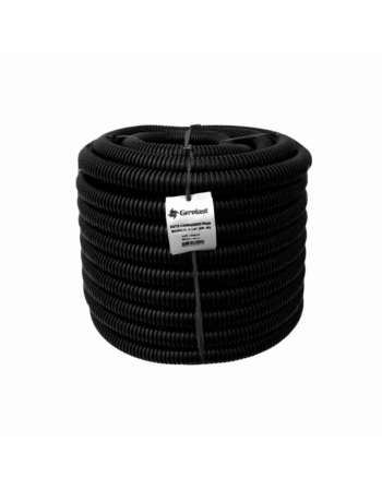 DUTO CORRUGADO PRETO 40X1.1/4 ROLO COM 50M COM FIO GUIA