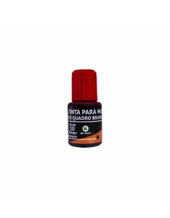 TINTA PARA RECARGA CANETA MARCADOR PERMANENTE VERMELHA 20ML