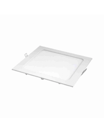 PAINEL LED EMBUTIR QUADRADO 18W 3000K LUZ AMARELA BIVOLT