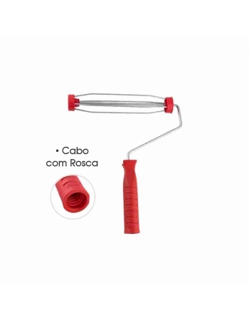 CABO PARA ROLO DE PINTURA GAIOLA ARAME 23CM COM ROSCA 426-GAR