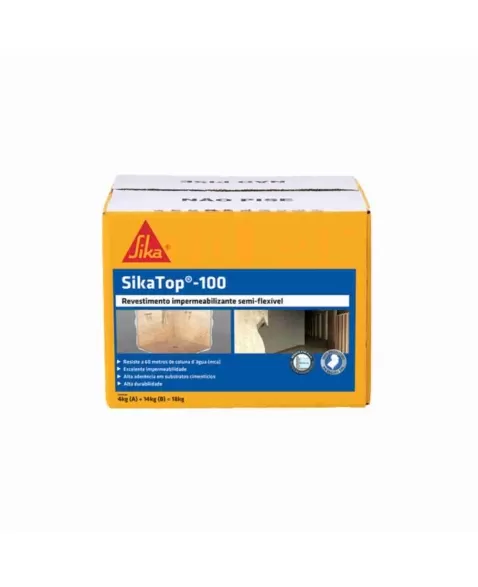 SIKA TOP 100 REVESTIMENTO IMPERMEABILIZANTE 18KG