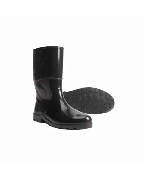 BOTA PVC PRETA CANO CURTO N 35