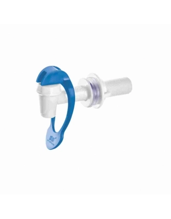 TORNEIRA PLASTICA FILTRO BRANCA E AZUL 3/8 ACIONAMENTO INFERIOR